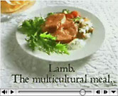 still image of lamb TV commercial